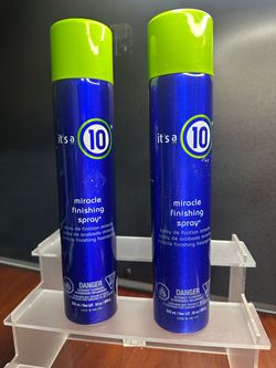 It's a 10 Miracle Finishing Spray