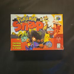 Pokémon Snap N64 Box + Manual + Inserts – Complete Collector Set