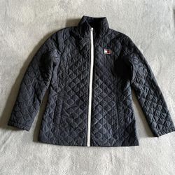 Tommy Hilfiger 3-in-1 All Weather System Inner Jacket Quilted Mock Neck Womens M