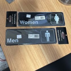Men & Women Bathroom Signs
