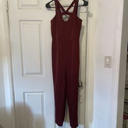 Red/ Burgundy Jumpsuit/romper From Express