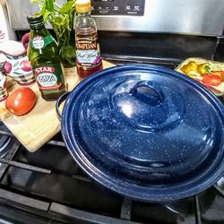 Enamel Steel Oven Cooking Pan