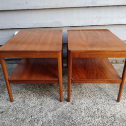 Pair of Mid Century Drexel 'Declaration' Side Tables 