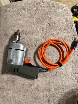 Vintage Black & Decker Power Drill (tested/works)