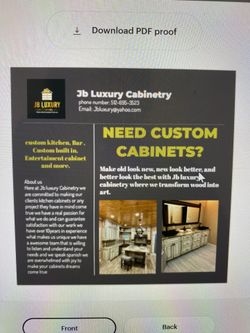 Need Custom Cabinets