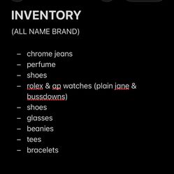 dm to see items and/or buy!!