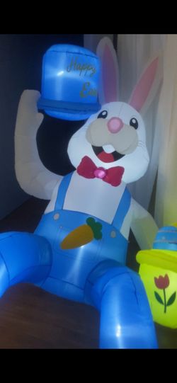 Huge 10ft Easter bunny inflatable