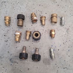 Pressure washer quick connects