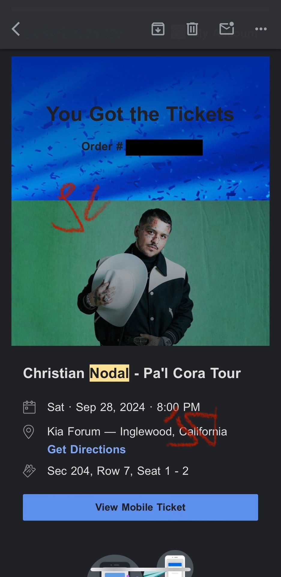Christian Nodal Pa’l Cora Tickets