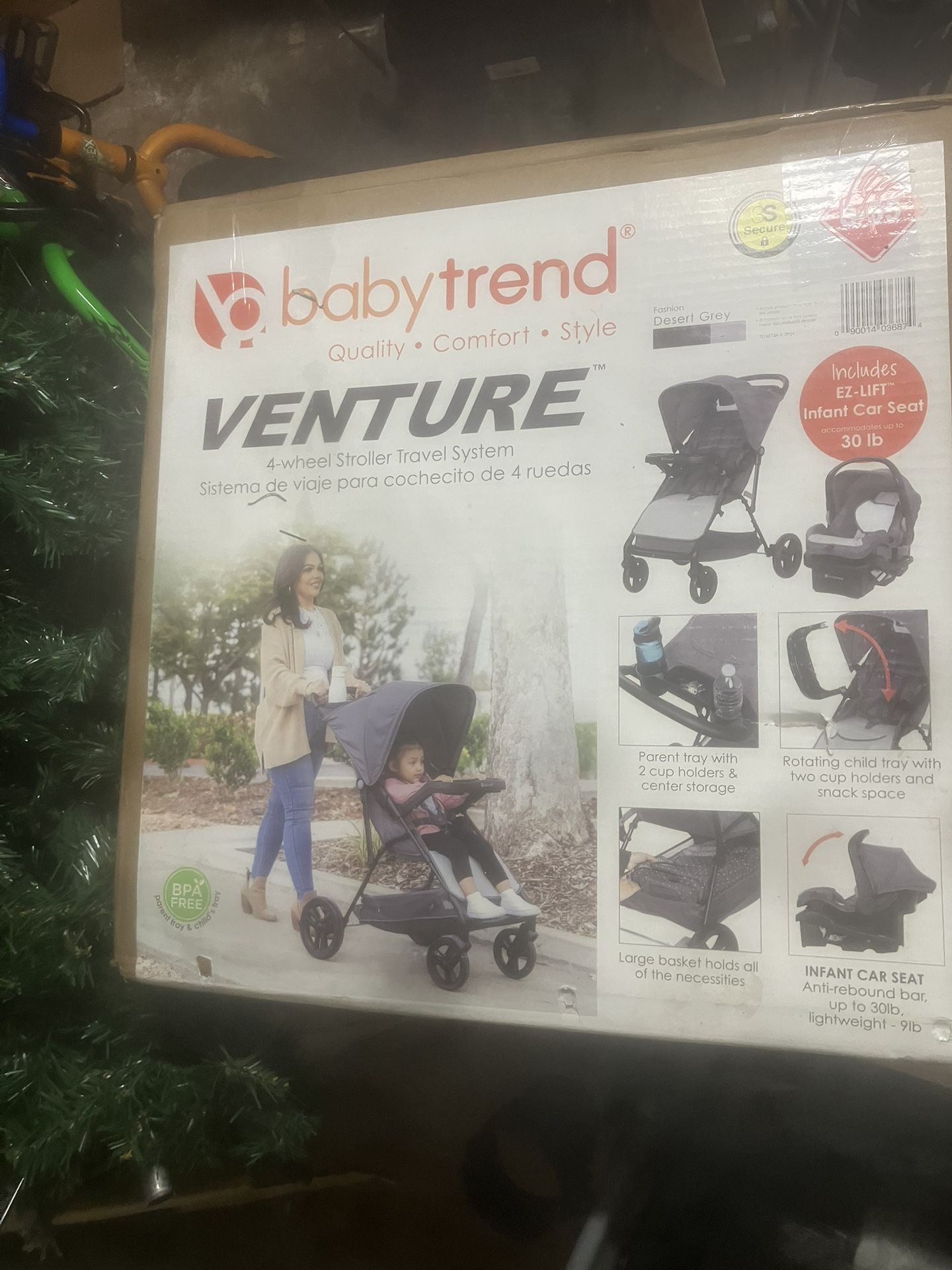 Brand New Baby Trend Venture Travel System – Factory Sealed