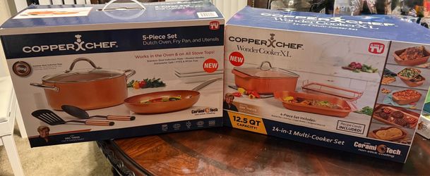 Brand New Pots and Pans by Copper Chef