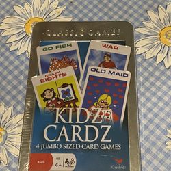 Four Jumbo-Sized Card Games for Children