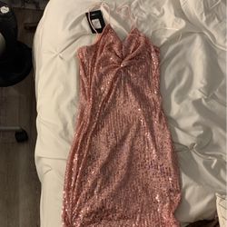Pink sequins Fashion Nova dress