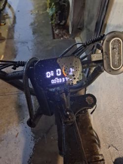 Electric Bike Handlebar Display Console