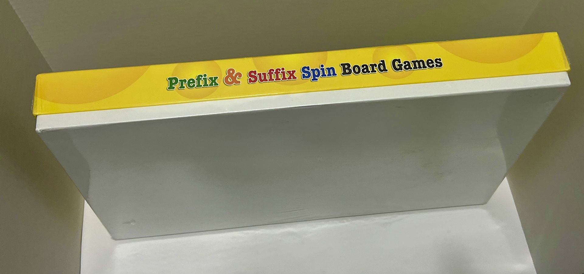 New Prefix & Suffix Spin Board Games