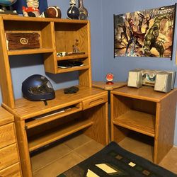 7 Piece Oak Bedroom Set 