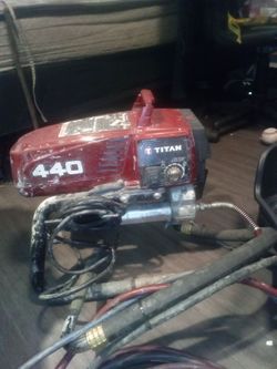 Titan impact 440 airless sprayer
