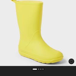 Yellow Rain boots 