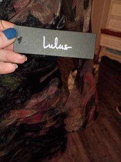Lulus Floral Print Dress with Tags