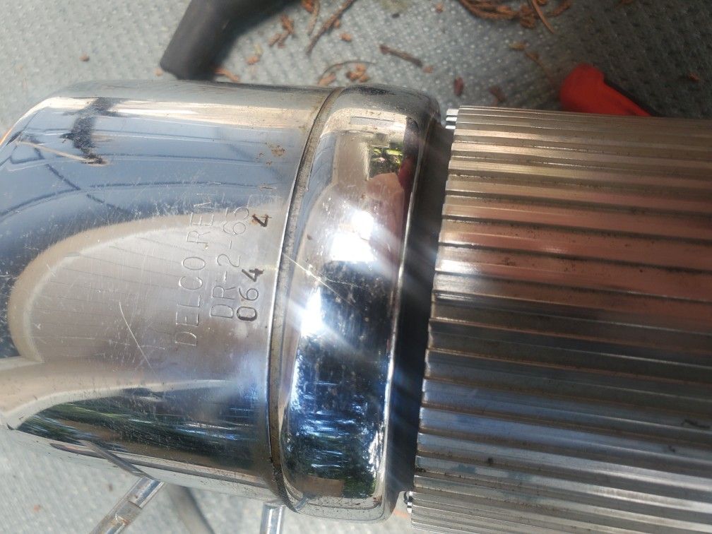 Early 50s Chrome tilt steering Colem