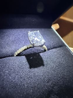 2.56ct Cushion Diamond Ring