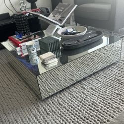 mirror coffee table