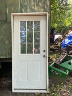 Exterior door 3-0” 6’8”