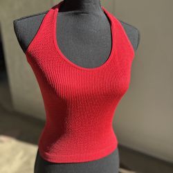 Red Halter Top