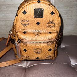 Authentic MCM Mini Stark Bookbag