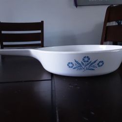 Vintage  Corningware Blue Corn Flower Small Pan