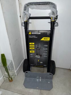 Gorilla 800 lbs Capacity Convertible Steel Hand Truck
