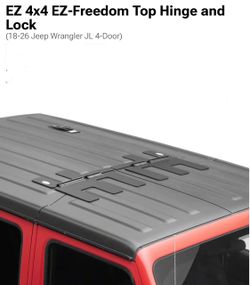 EZ 4x4 EZ-Freedom Top Hinge for 2018–2026 Jeep Wrangler JL