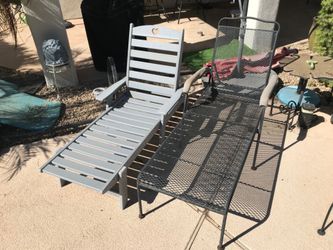 Two Free Outdoor Lounge Chairs
