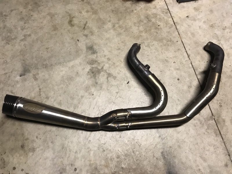 RSD Slant 2 into 1 full exhaust system