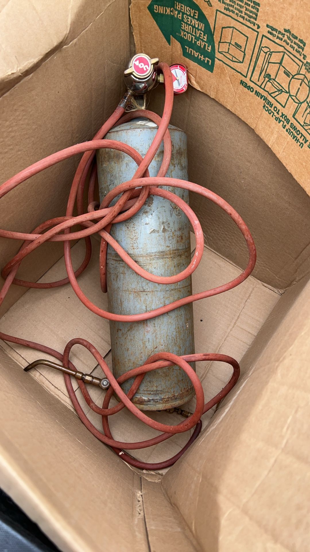 40cf Acetylene Tank & Torch