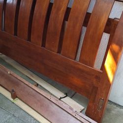 Real Cherrywood Bed Frame