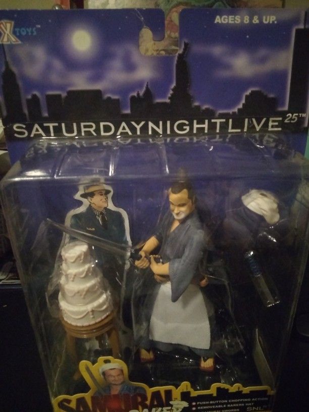 Brand New SNL John Belushi Samurai Baker Action Figure