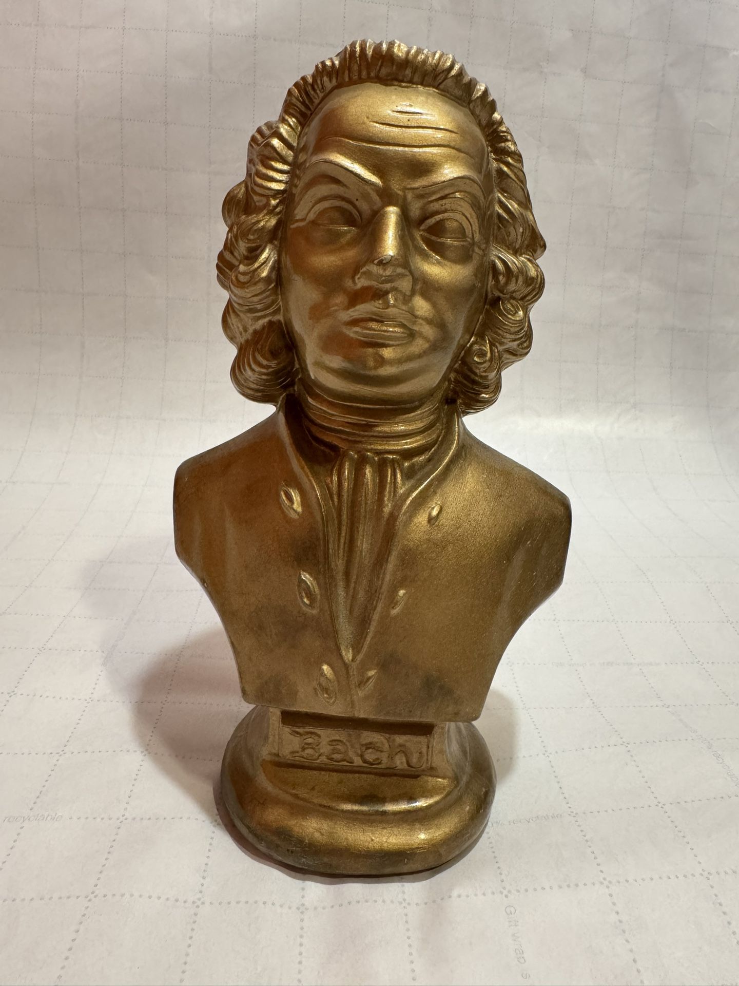 Sebastian Bach Head Bust Approx 9” Ceramic Hand Painted Signed