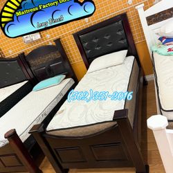 Twin Wooden Bed Frame Cama De Madera 