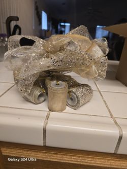 Christmas tree topper bowl