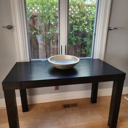 West Elm Dark Brown Console Table/ Desk