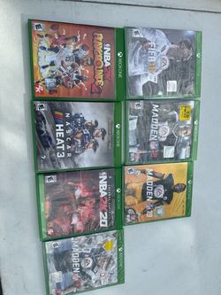 Xbox One Sports Game Bundle - Madden, NBA 2K, FIFA, NASCAR