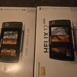 Humminbird G4n Helix 12 Msi+ Like New W/new Xm9hw Transducer  + G2n Helix 9