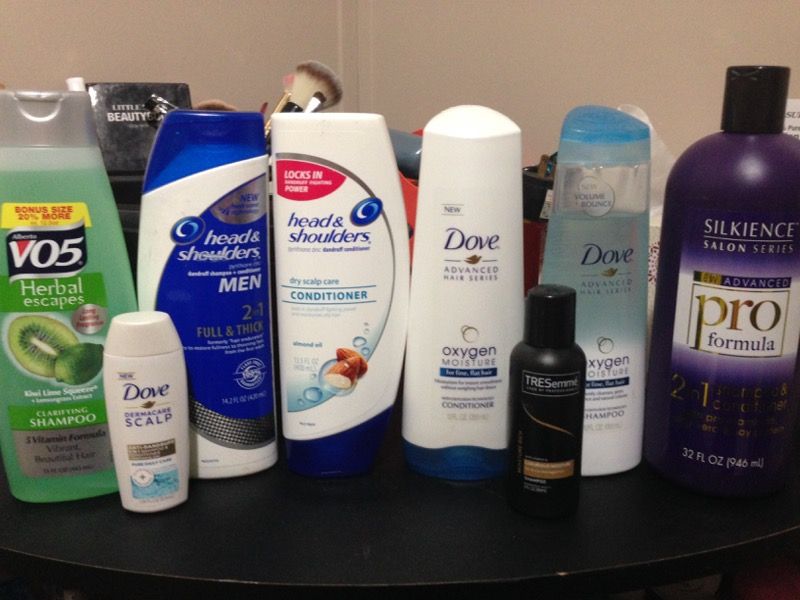 Shampoo and Conditioner Dove Head and Shoulders Tresemme V08 Silkience