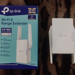 TP-Link Wi-Fi 6 Range Extender (AX 1800 Dual Band)