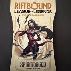 Rift Bound Spirit Forged Booster Sleeve (New Set)