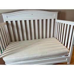 Toddler Bed With Like New Mattress 