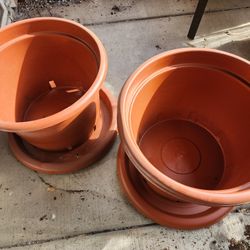 2 12 Gallon Plant Pots