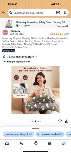 Momcozy Nursing Pillow