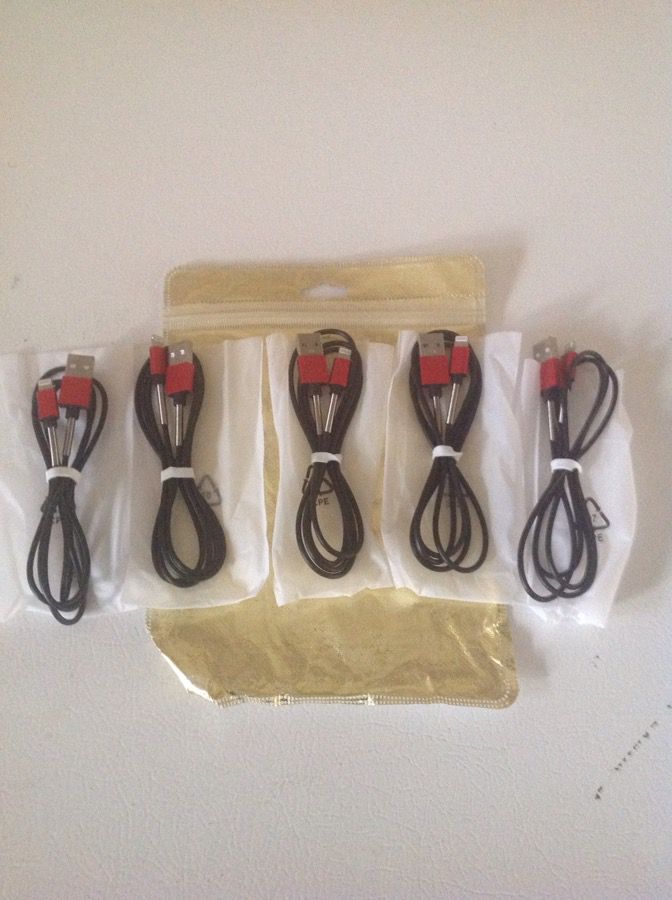 5 iPhone chargers